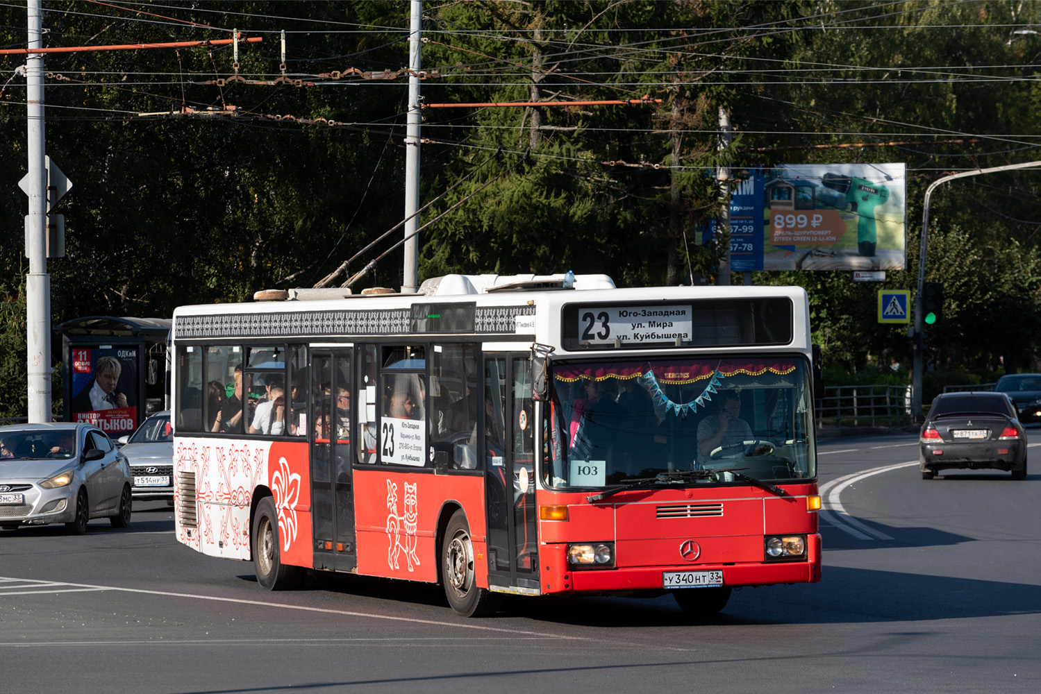 Vladimir region, Mercedes-Benz O405N2 Nr. У 340 НТ 33