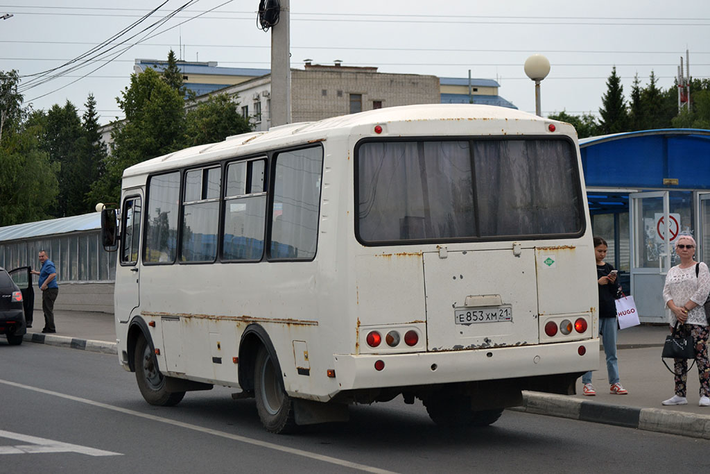 Чувашия, ПАЗ-320530-12 № Е 853 ХМ 21