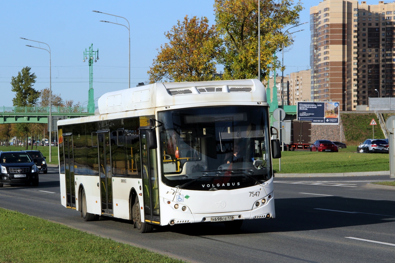 Санкт-Петербург, Volgabus-5270.G2 (CNG) № 7547