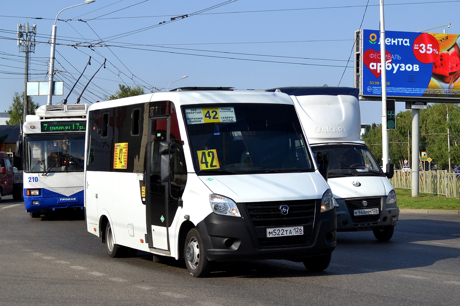 Ставропольский край, ГАЗ-A64R45 Next № М 522 ТА 126