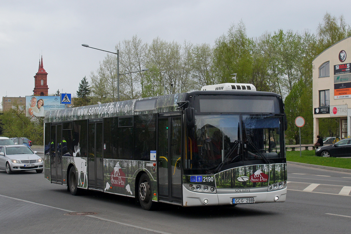 Литва, Solaris Urbino III 12 hybrid № 2190