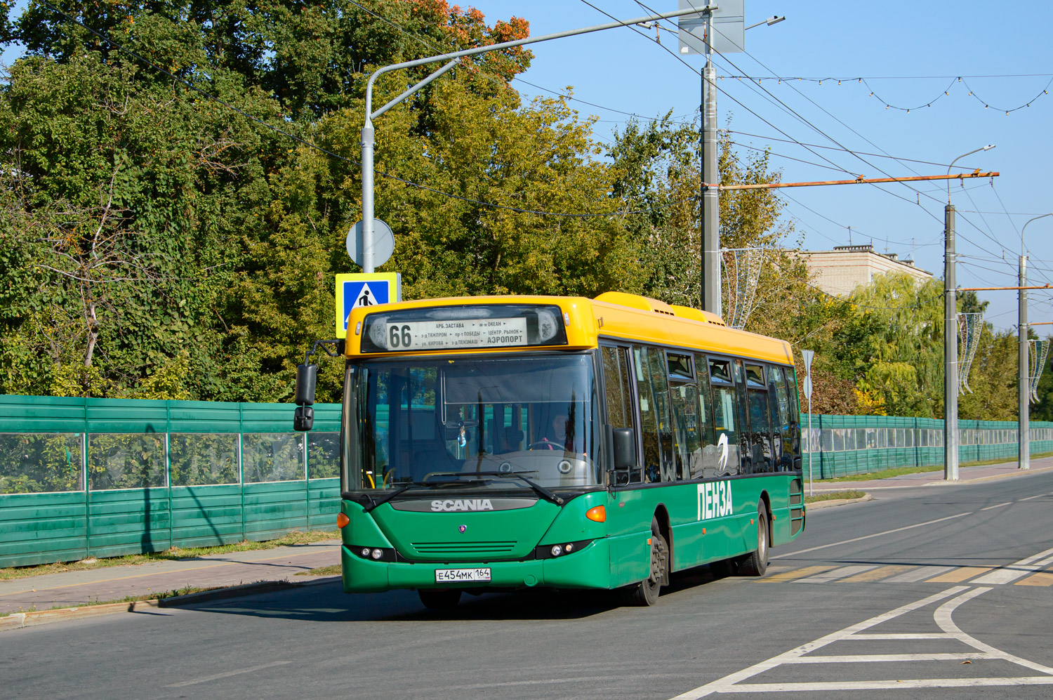 Пензенская область, Scania OmniLink II (Скания-Питер) № Е 454 МК 164