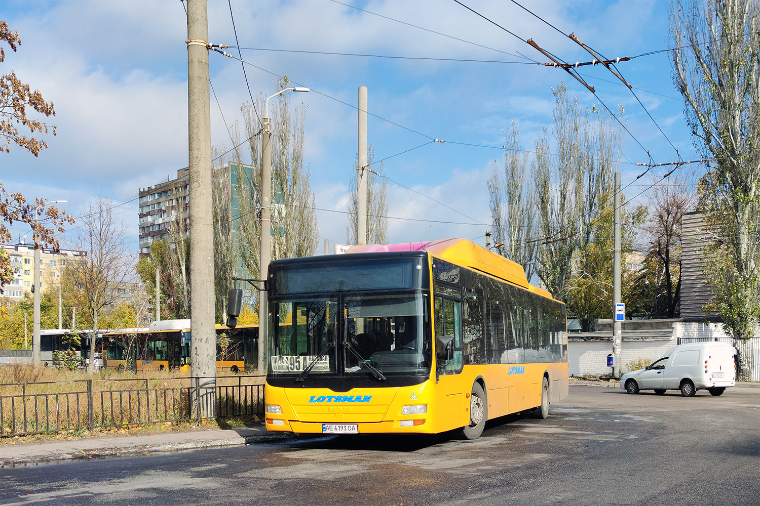 Днепропетровская область, MAN A21 Lion's City NL313 CNG № AE 6193 OA