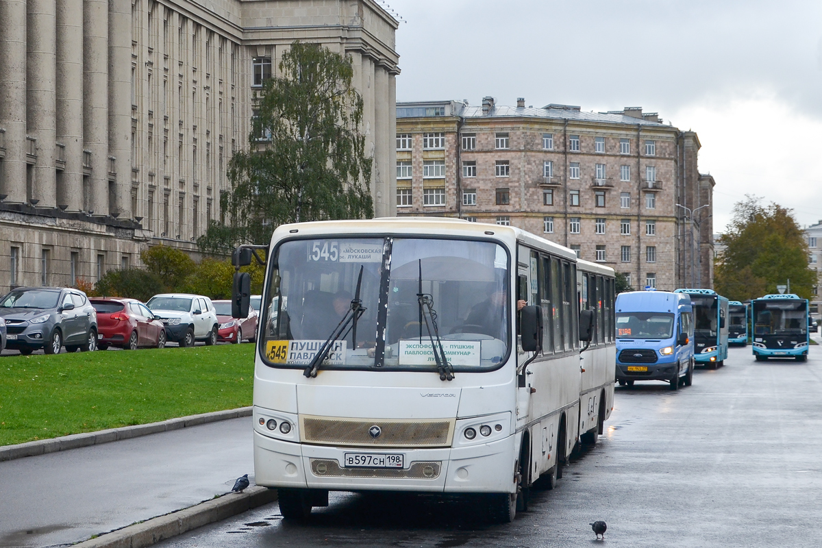 Санкт-Петербург, ПАЗ-320402-05 "Вектор" № В 597 СН 198