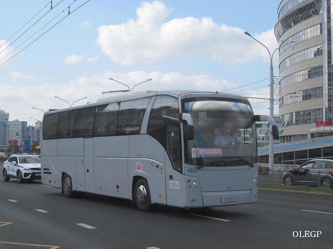 Vitebsk region, MAZ-251.062 Nr. 30074