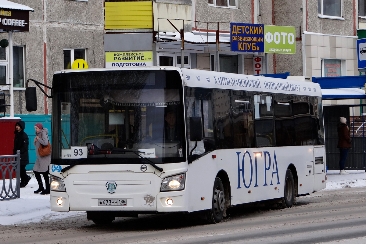 Khanty-Mansi AO, LiAZ-4292.60 (1-2-1) Nr. А 473 ММ 186