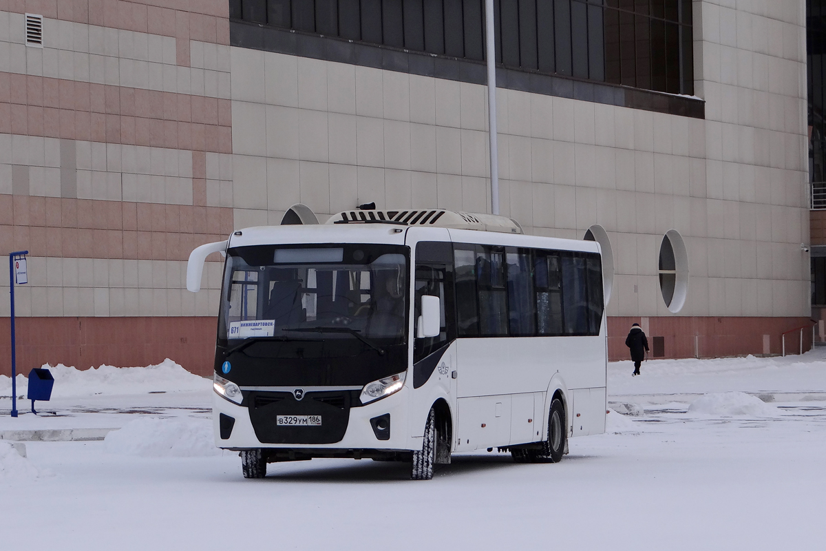 Khanty-Mansi AO, PAZ-320455-04 "Vector Next" (intercity) č. В 329 УМ 186