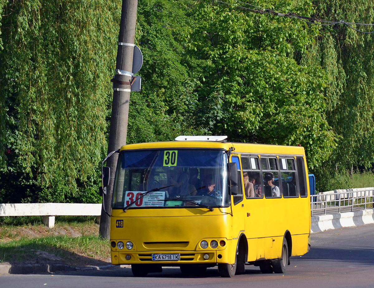 Волынская область, Богдан А09201 № KA 6718 IK