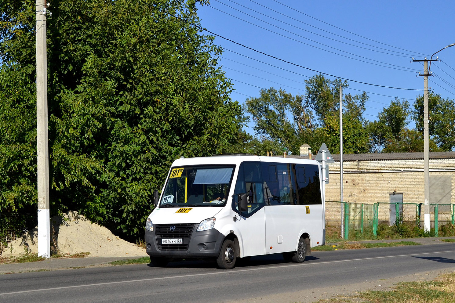 Ставропольский край, ГАЗ-A64R45 Next № М 016 УН 126