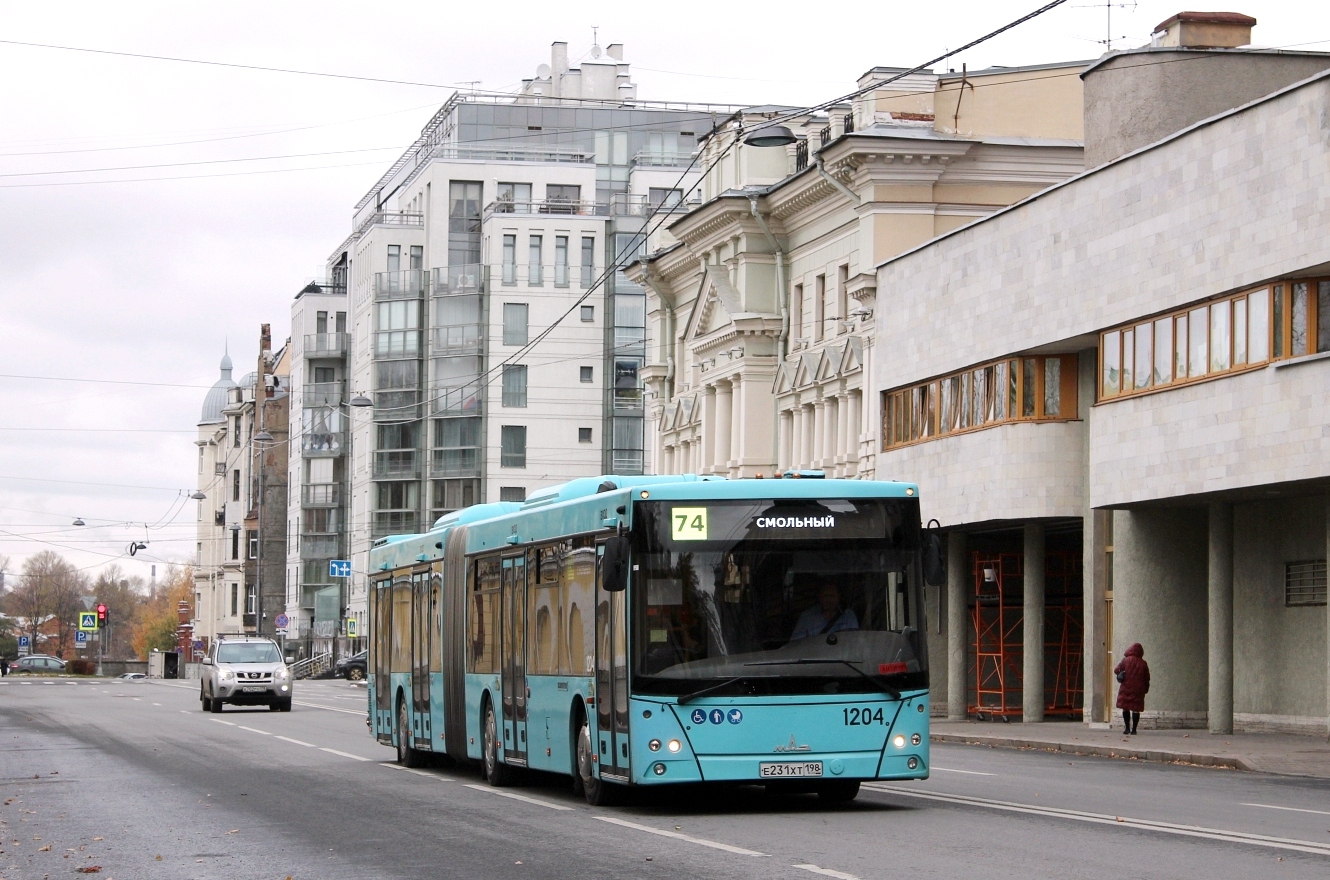 Sankt Petersburg, MAZ-216.066 Nr 1204