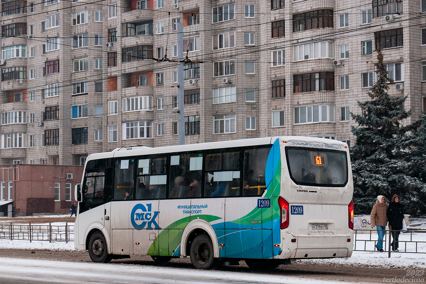 Omsk region, PAZ-320435-04 "Vector Next" # 1209