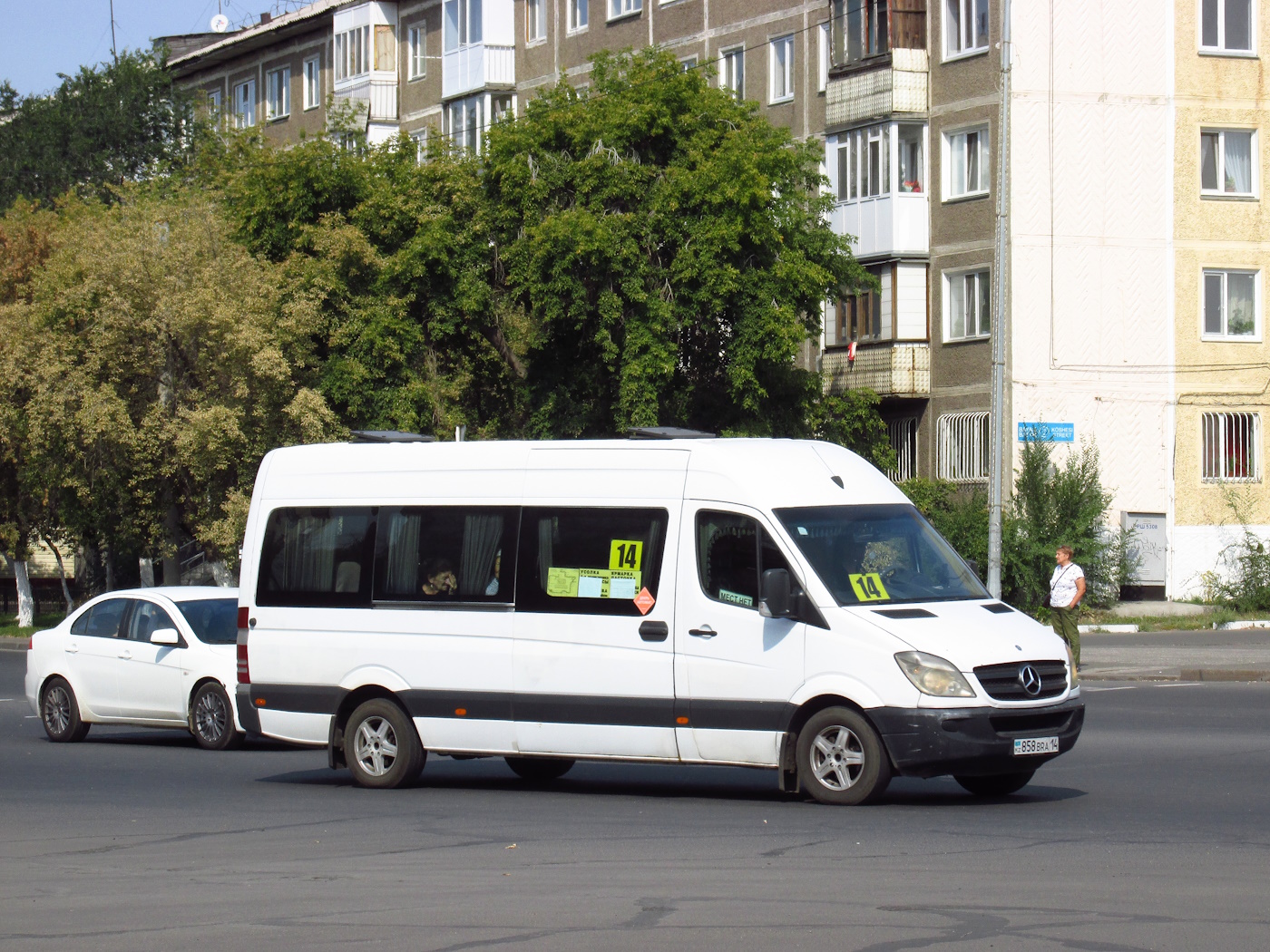 Павлодарская область, Mercedes-Benz Sprinter W906 № 858 BRA 14