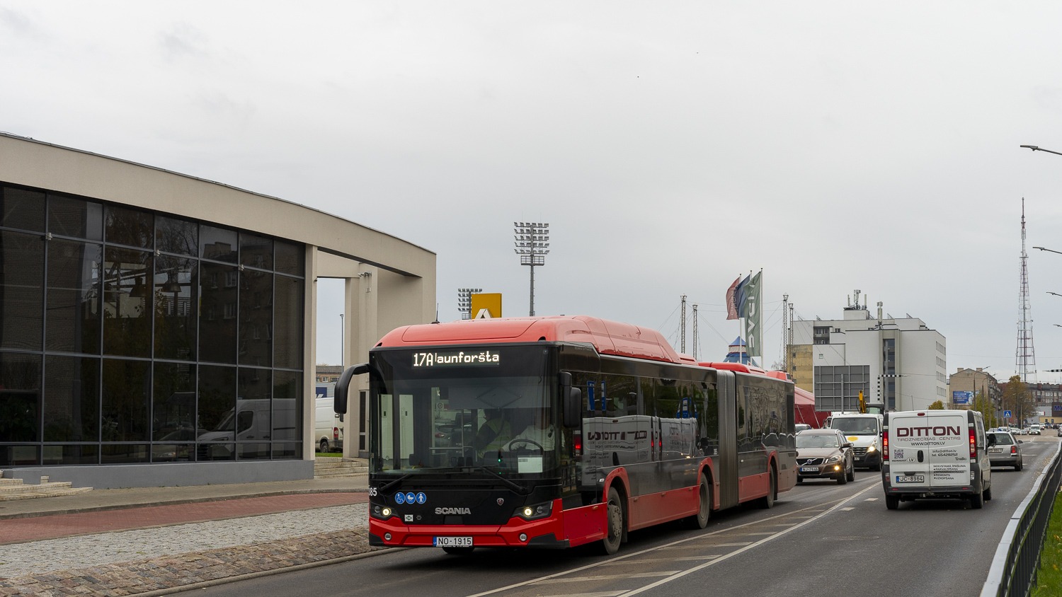 Латвия, Scania Citywide LFA II 17.9 № 385