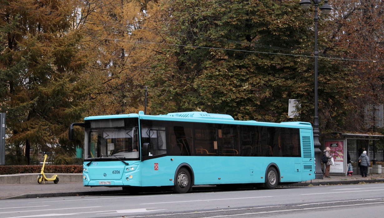 Sankt Petersburg, LiAZ-5292.65 Nr. 6206