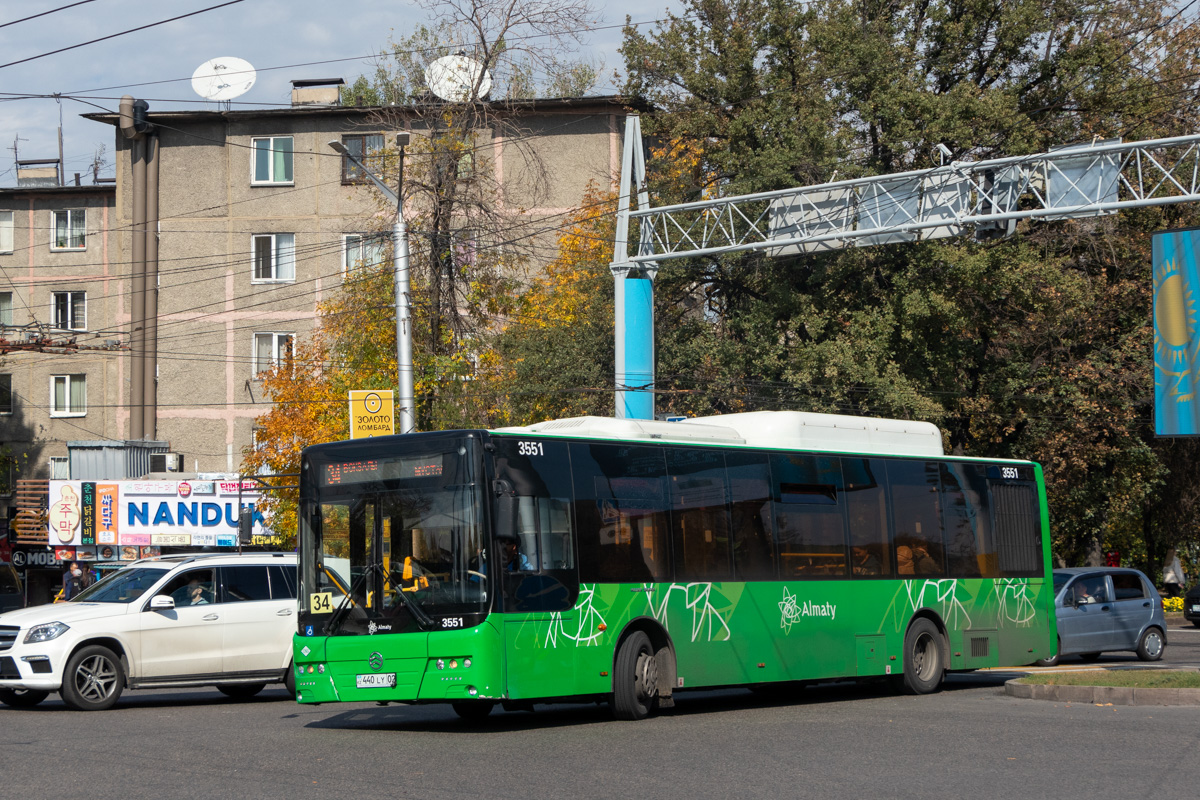 Almaty, Golden Dragon XML6125CN (Hyundai Trans Auto) # 3551