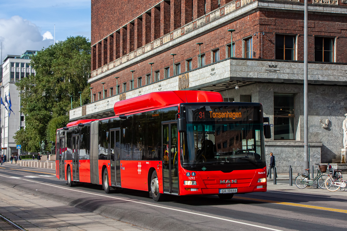 Норвегия, MAN A40 Lion's City GL NG313 CNG № N1292