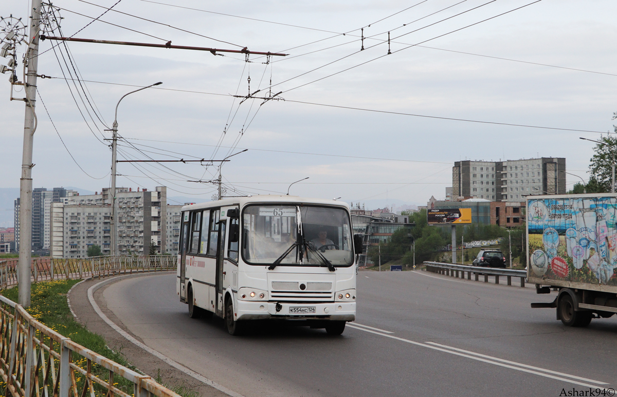 Красноярский край, ПАЗ-320412-05 № К 554 НС 124