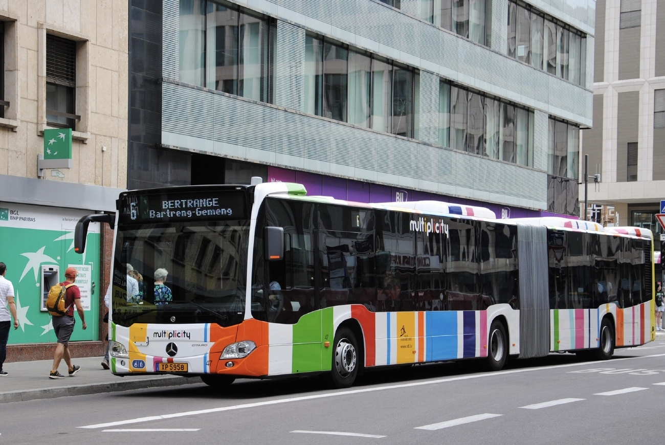 Λουξεμβούργο, Mercedes-Benz Citaro C2 G hybrid # 47