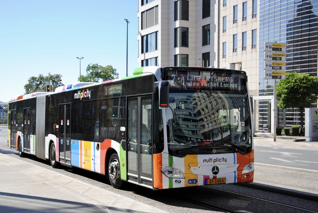 Люксембург, Mercedes-Benz Citaro C2 G hybrid № 53