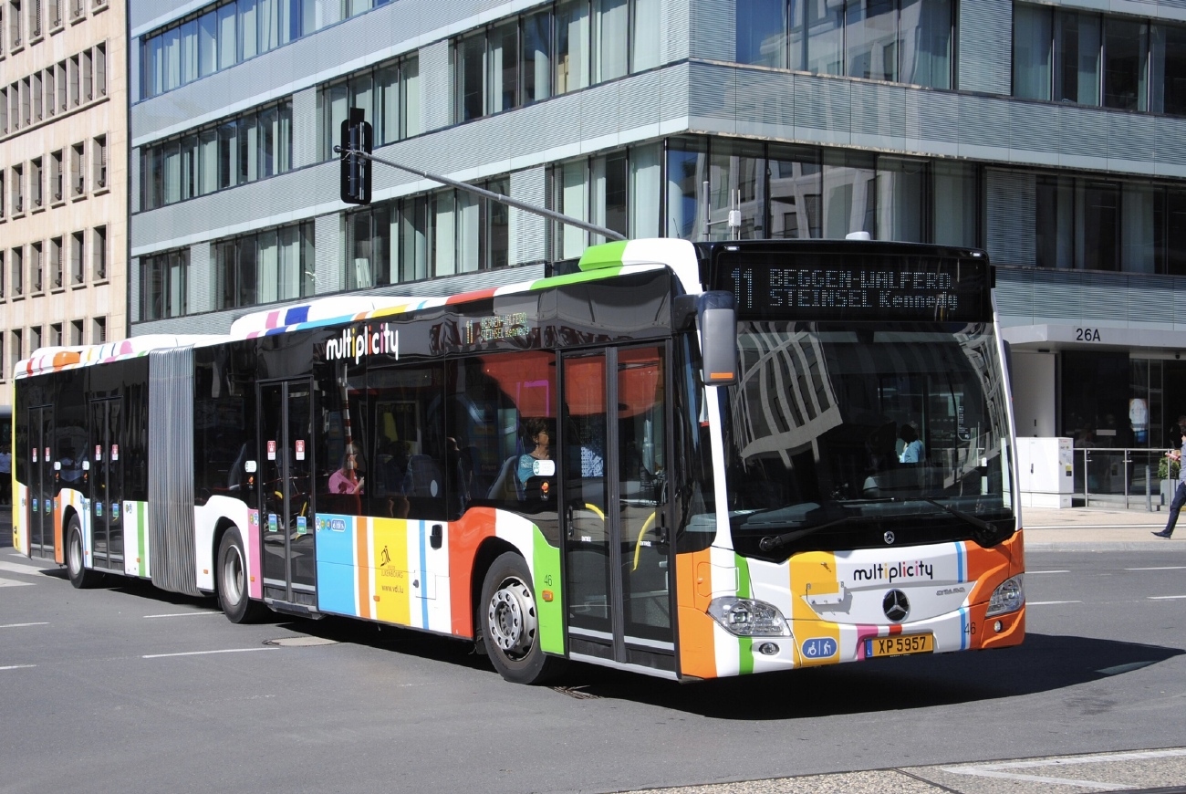 Люксембург, Mercedes-Benz Citaro C2 G hybrid № 46