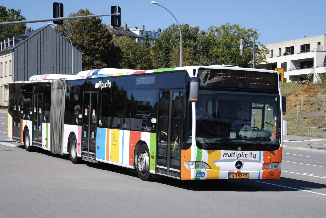 Люксембург, Mercedes-Benz O530G Citaro facelift G № 65