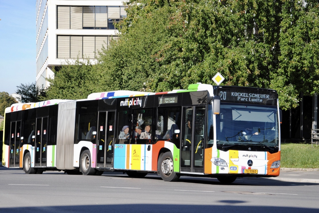 Люксембург, Mercedes-Benz Citaro C2 G hybrid № 40