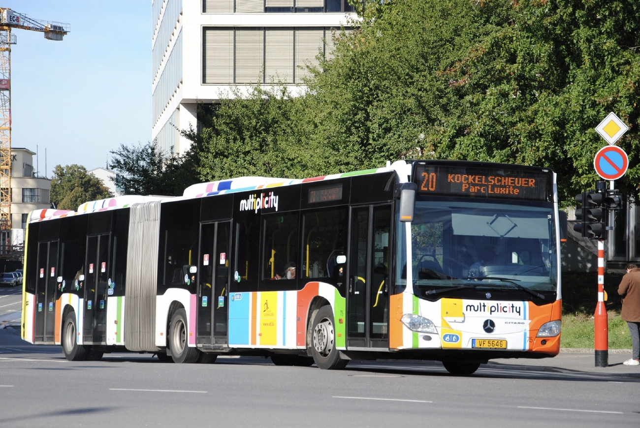 Люксембург, Mercedes-Benz Citaro C2 G № 75