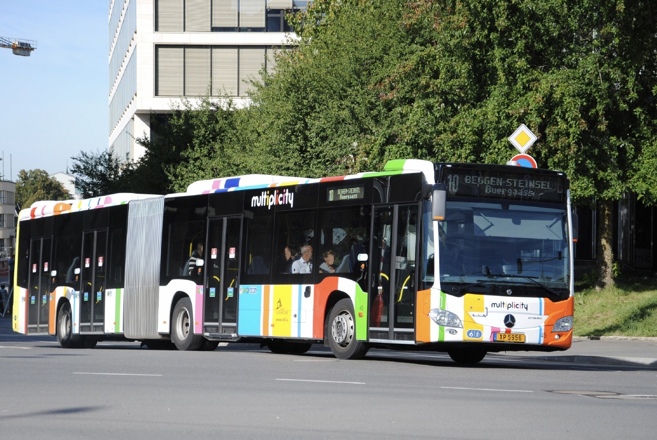 Люксембург, Mercedes-Benz Citaro C2 G hybrid № 45