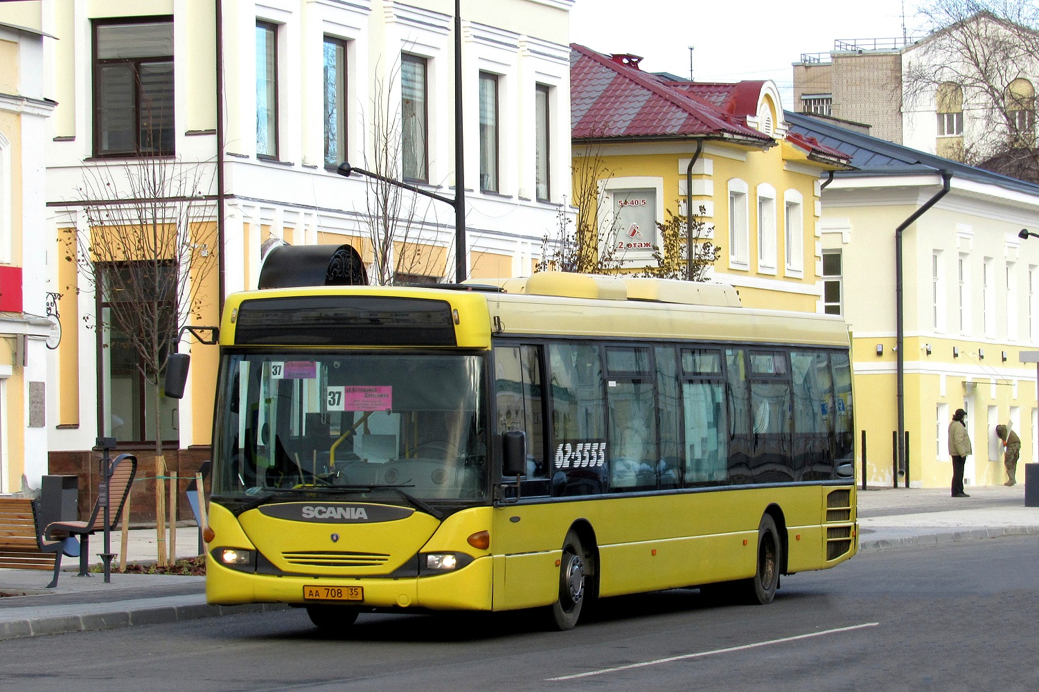 Вологодская область, Scania OmniLink I (Скания-Питер) № АА 708 35