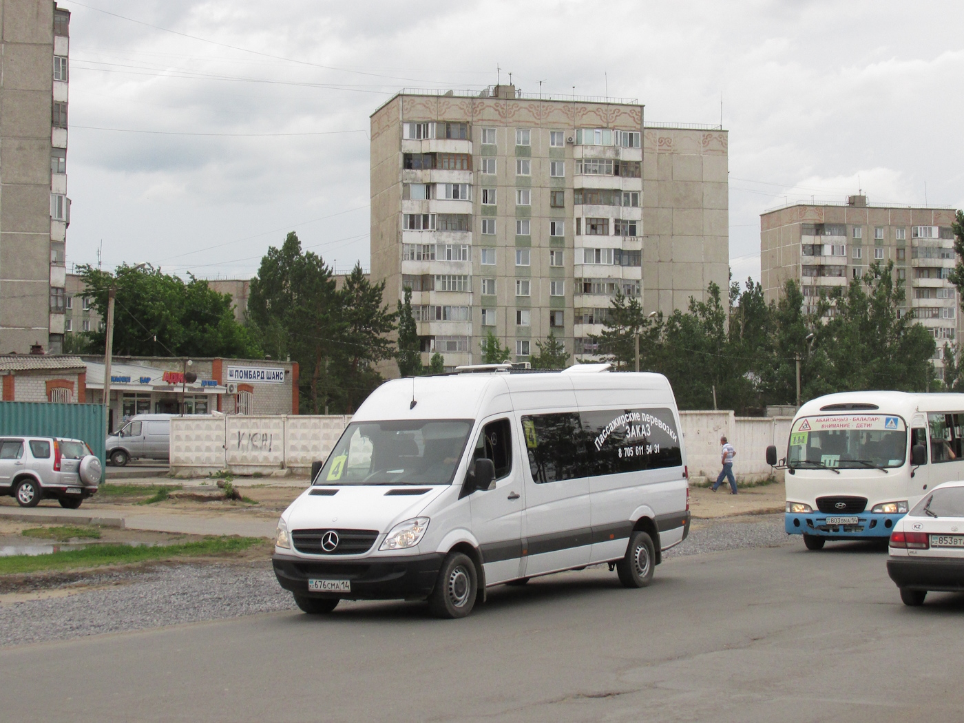 Павлодарская область, Mercedes-Benz Sprinter № 676 CMA 14