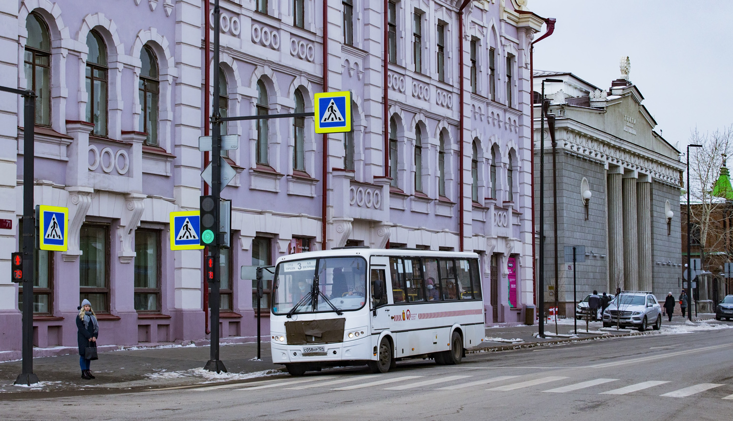 Красноярский край, ПАЗ-320412-05 "Вектор" № С 058 НР 124