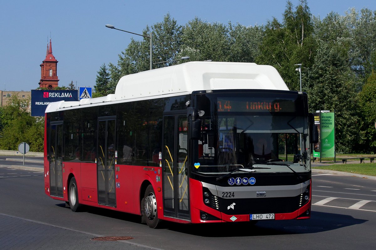 Litvánia, BMC Procity II 12LF CNG sz.: 2224