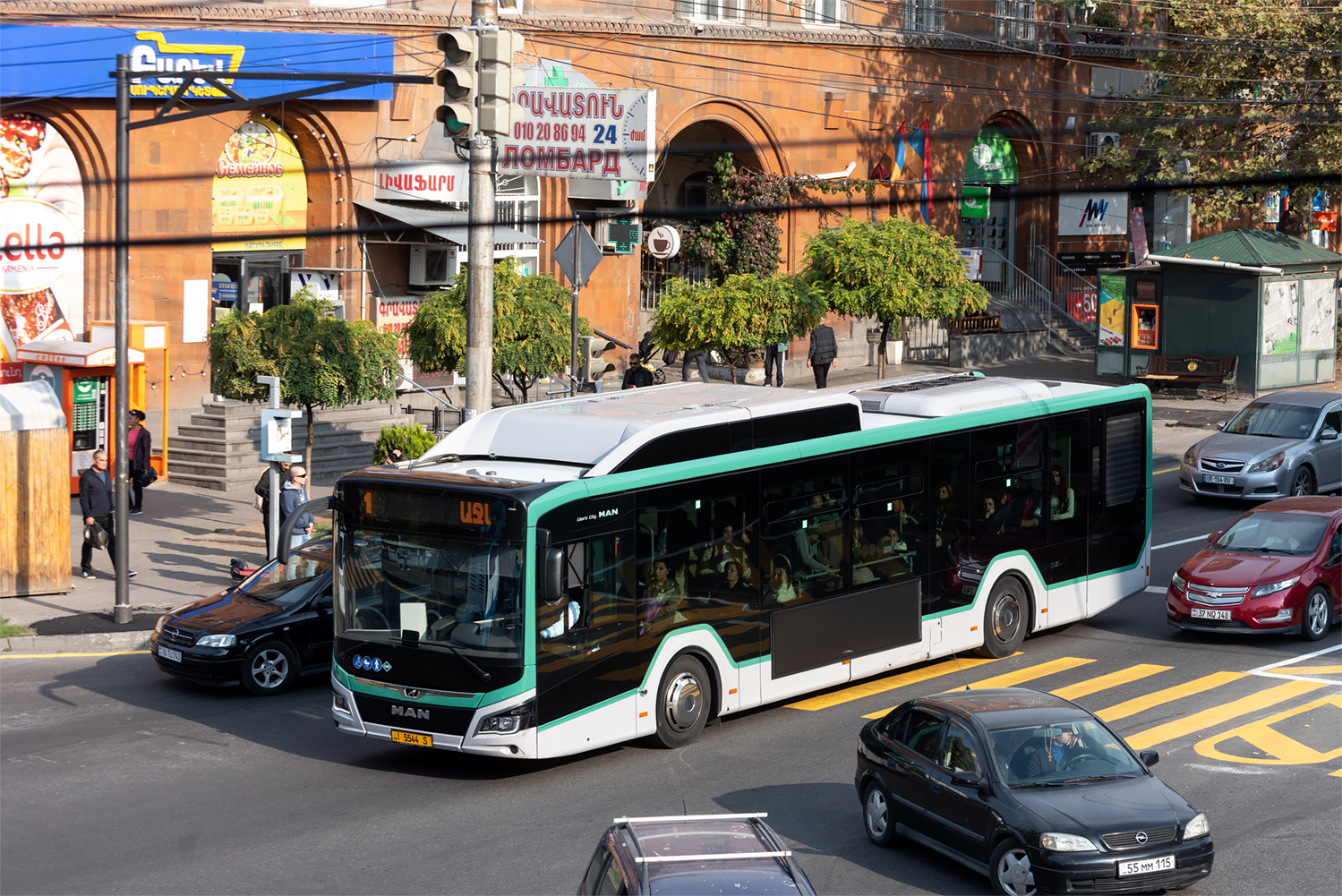 Армения, MAN 12C Lion's City 12 G NL320 № 5544 S