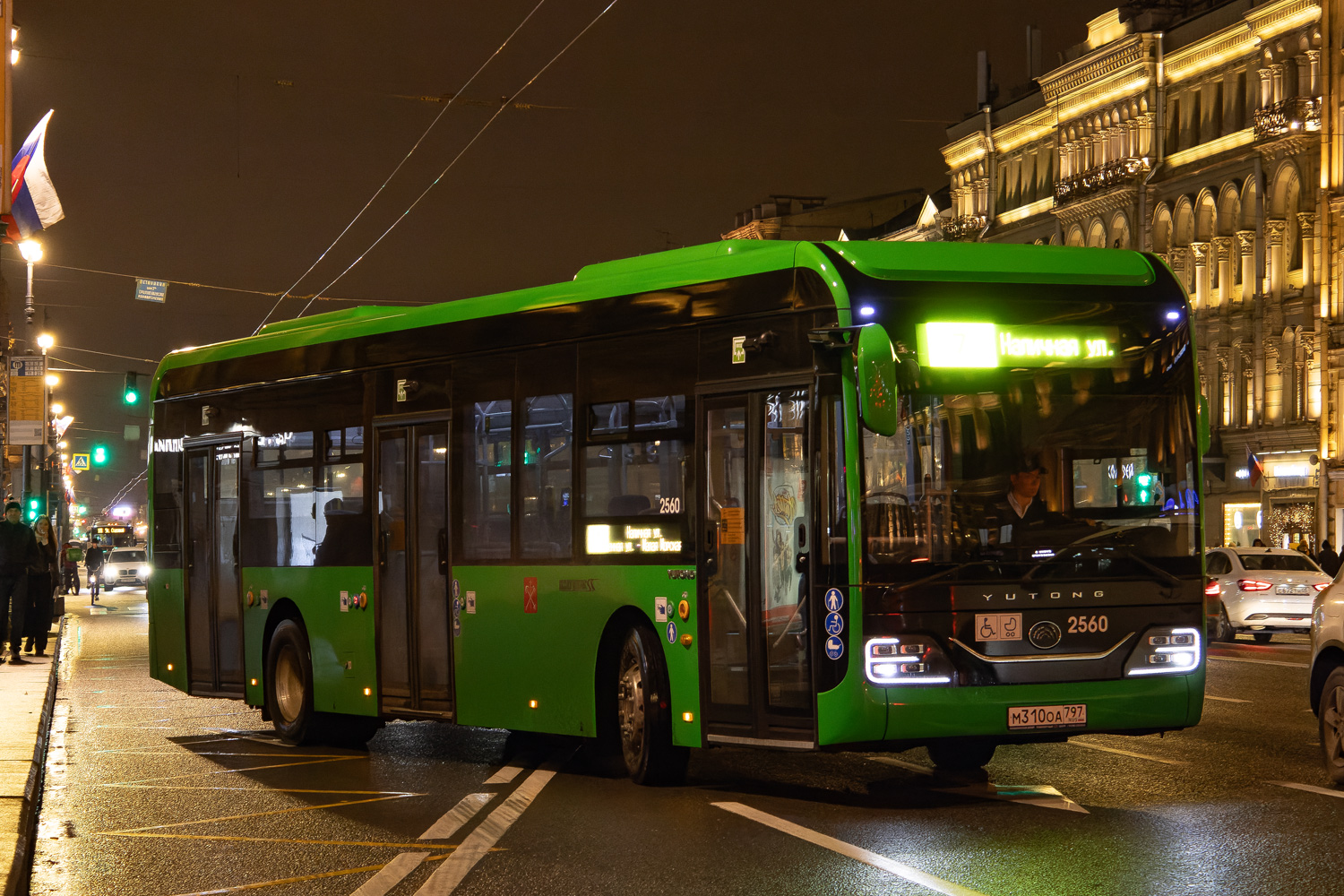 Санкт-Петербург, Yutong ZK6126BEVG № 2560