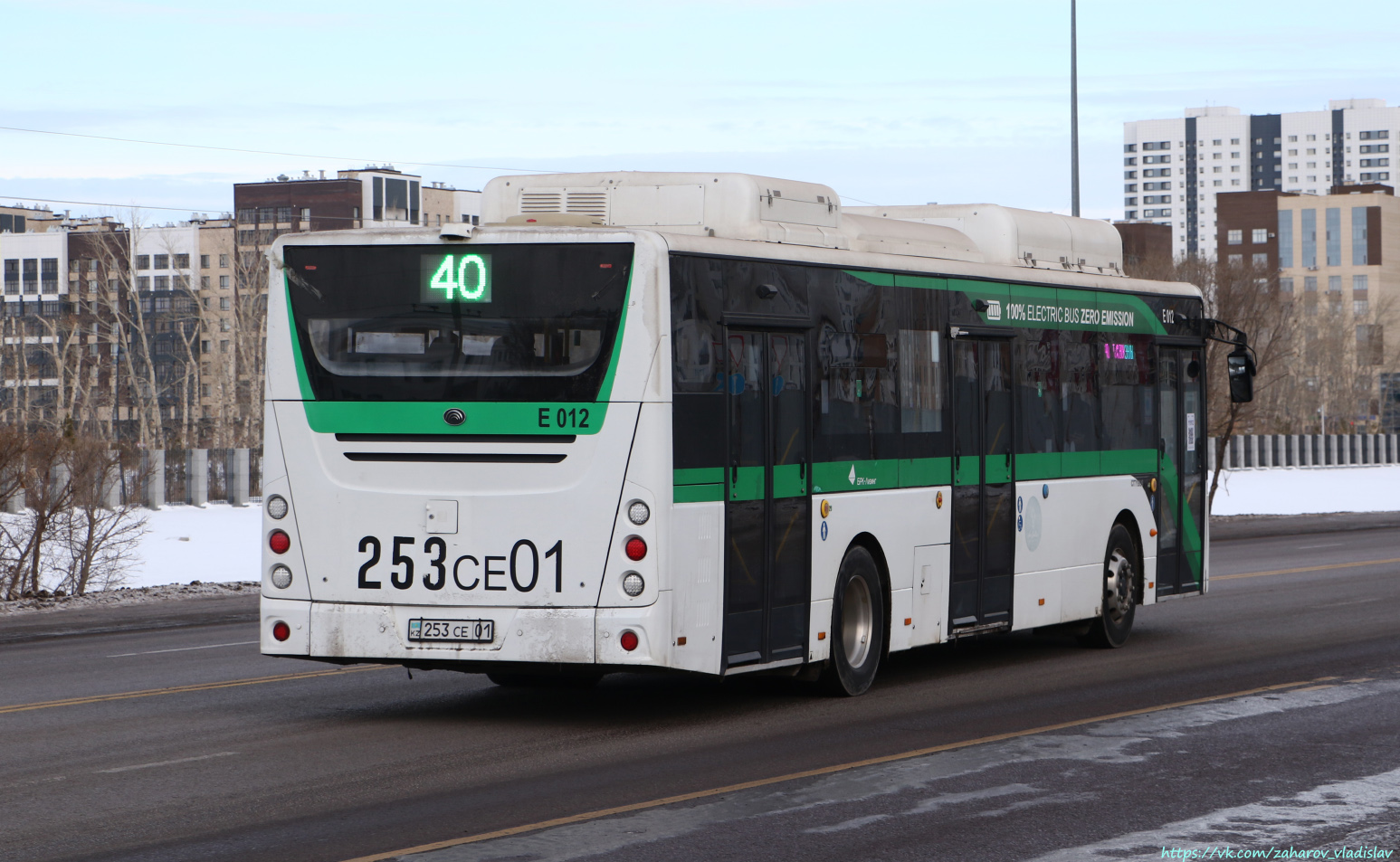 Астана, Yutong E12LF (ZK6128BEVG) (СарыаркаАвтоПром) № E012