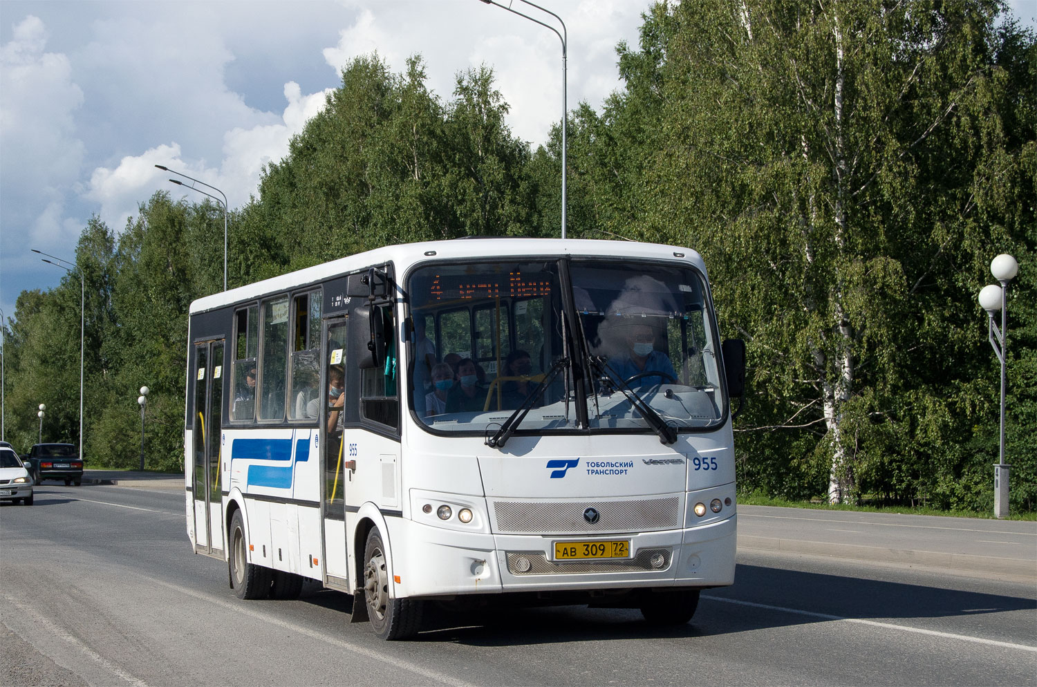 Тюменская область, ПАЗ-320414-04 "Вектор" (1-2) № 955