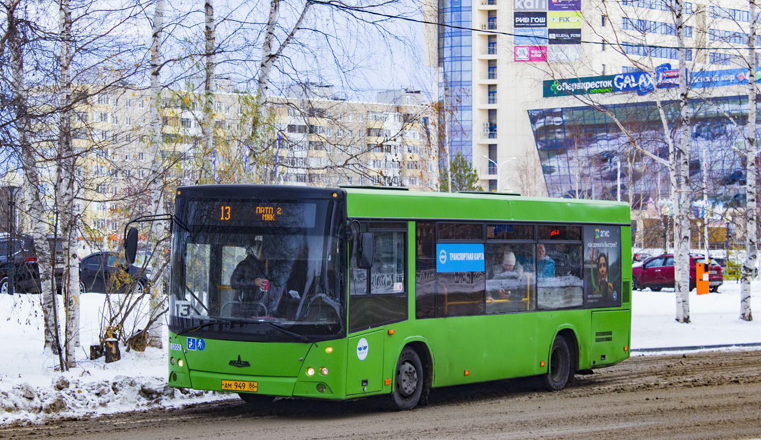 Ханты-Мансийский АО, МАЗ-206.067 № 1202