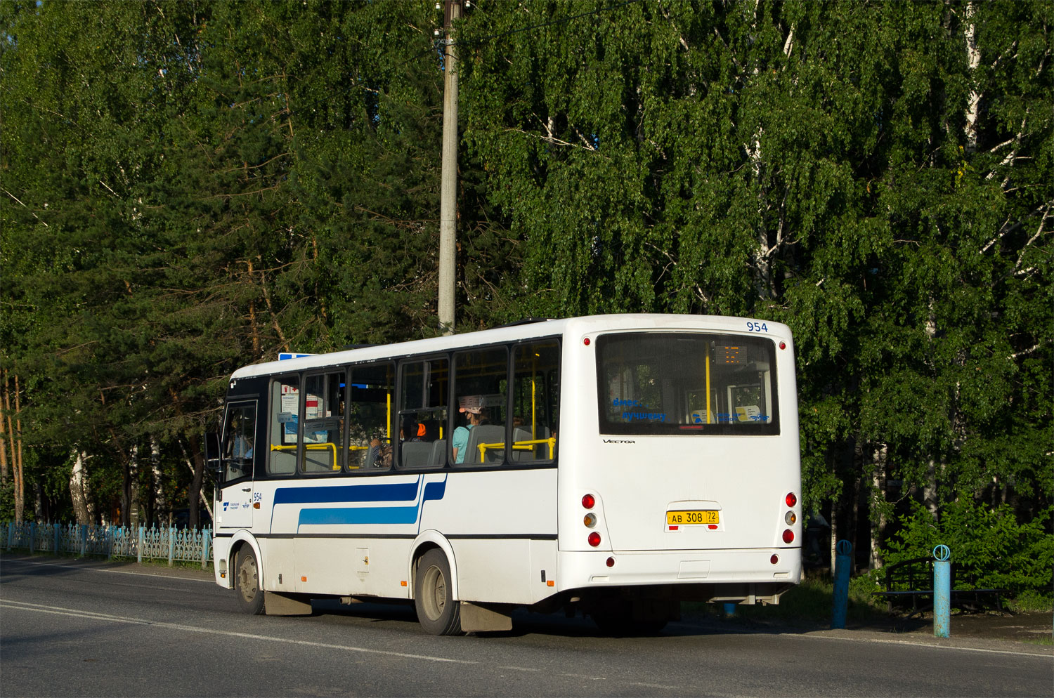 Тюменская область, ПАЗ-320414-04 "Вектор" (1-2) № 954