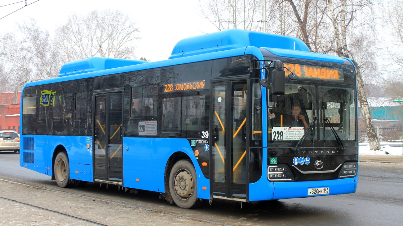 Kemerovo region - Kuzbass, Yutong ZK6116HG # 39