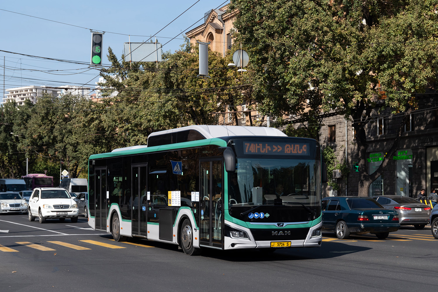 Армения, MAN 12C Lion's City 12 G NL320 № 5714 S