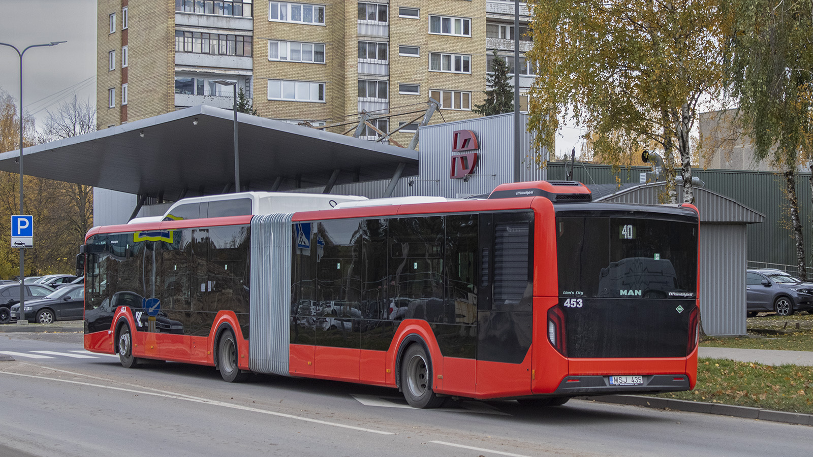 Литва, MAN 18C Lion's City 18 G NG320 EfficientHybrid № 453