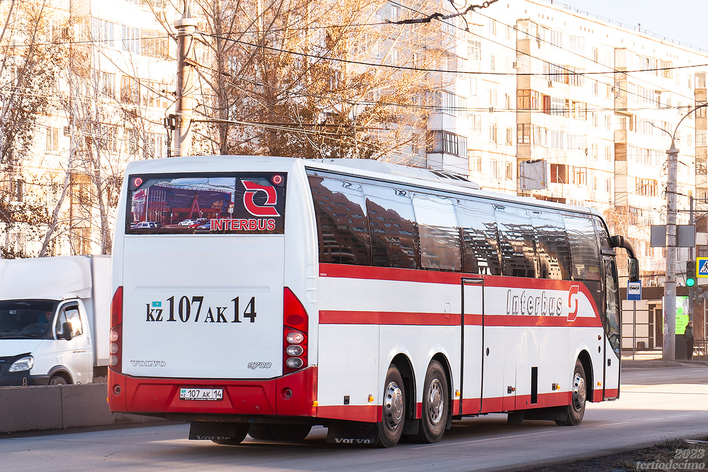 Павлодарская область, Volvo 9700HD NG № 107 AK 14