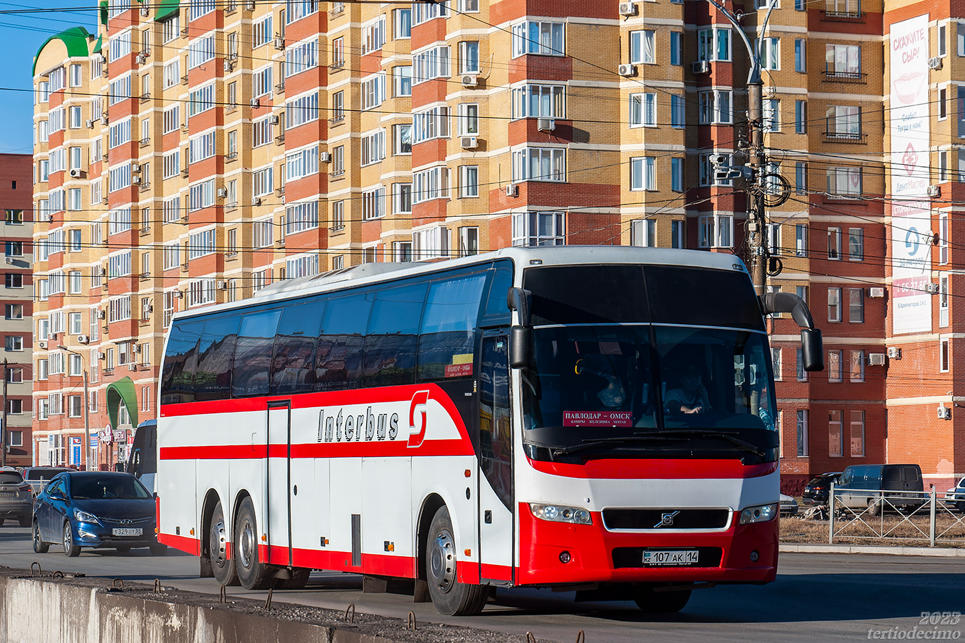 Павлодарская область, Volvo 9700HD NG № 107 AK 14