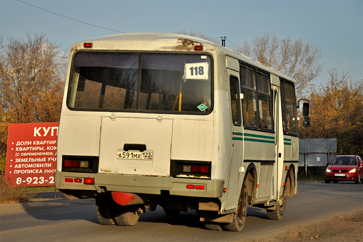 Алтайский край, ПАЗ-32053 № А 591 МХ 122