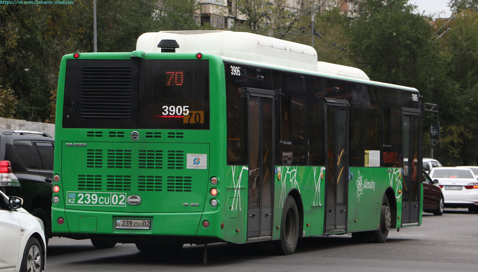 Алматы, Golden Dragon XML6125CN (Hyundai Trans Auto) № 3905