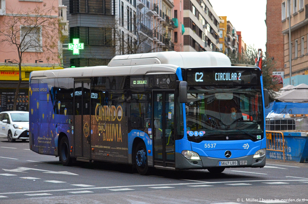 Испания, Mercedes-Benz Citaro C2 NGT № 5537