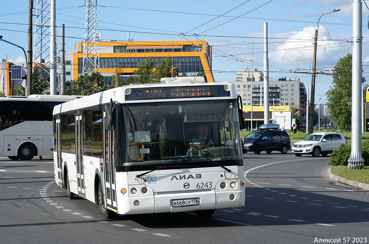 Санкт-Петербург, ЛиАЗ-5292.60 № 6243