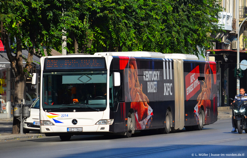 Греция, Mercedes-Benz O530G Citaro facelift G № 2214