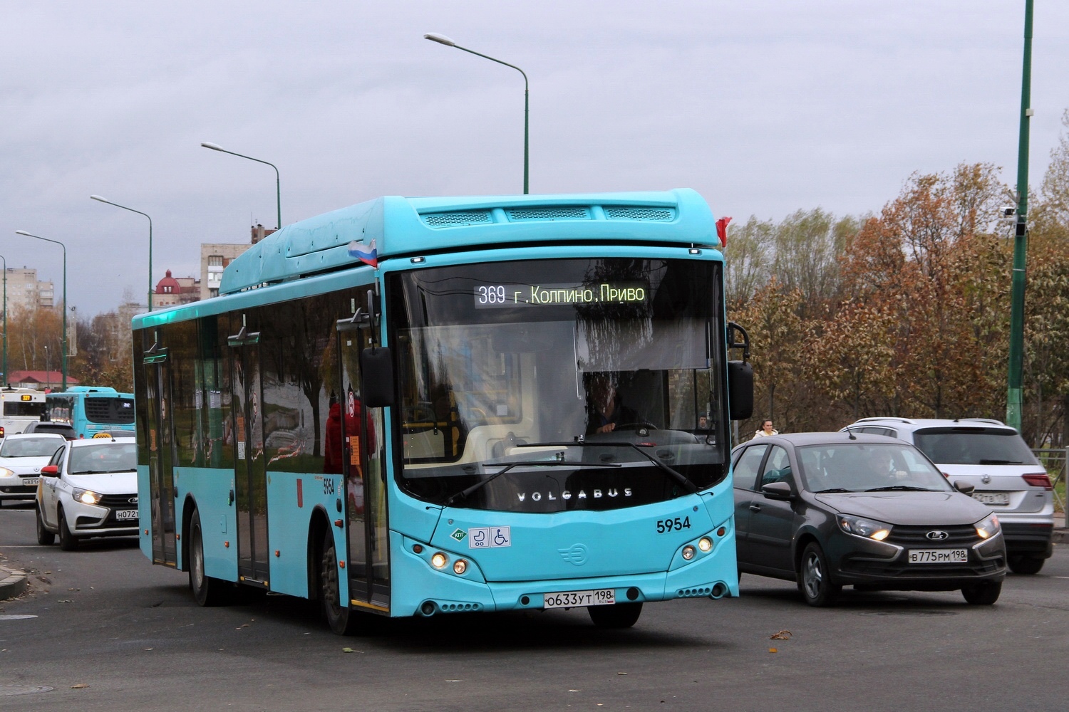 Санкт-Петербург, Volgabus-5270.G2 (CNG) № 5954