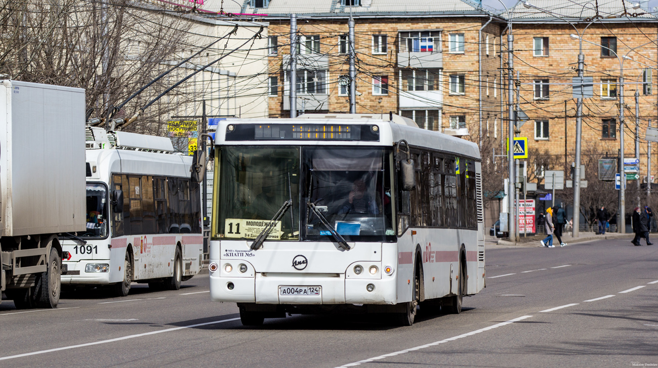 Krasnojarsko kraštas, LiAZ-5292.21 Nr. А 004 РА 124